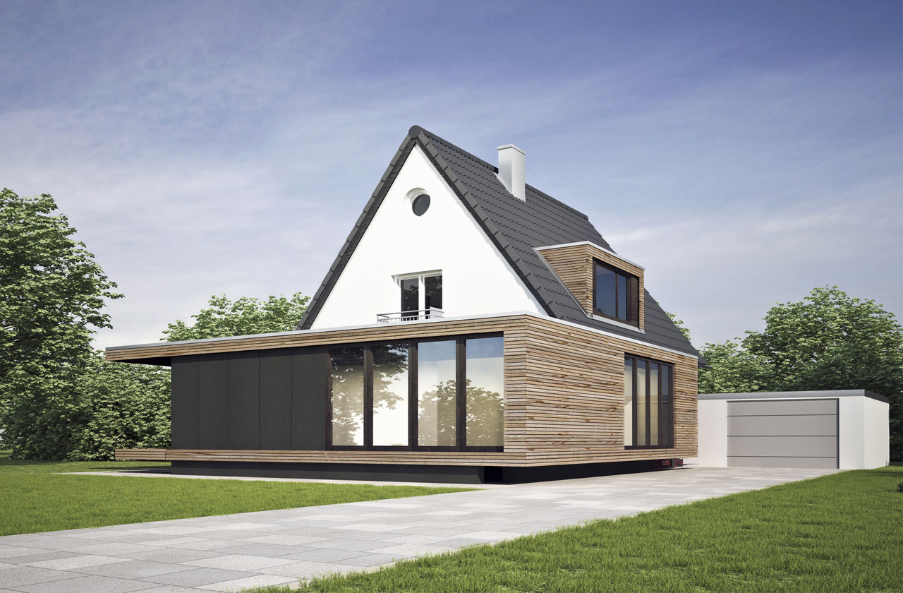 Extension ossature bois Guérande La Baule Pornichet Saint Nazaire